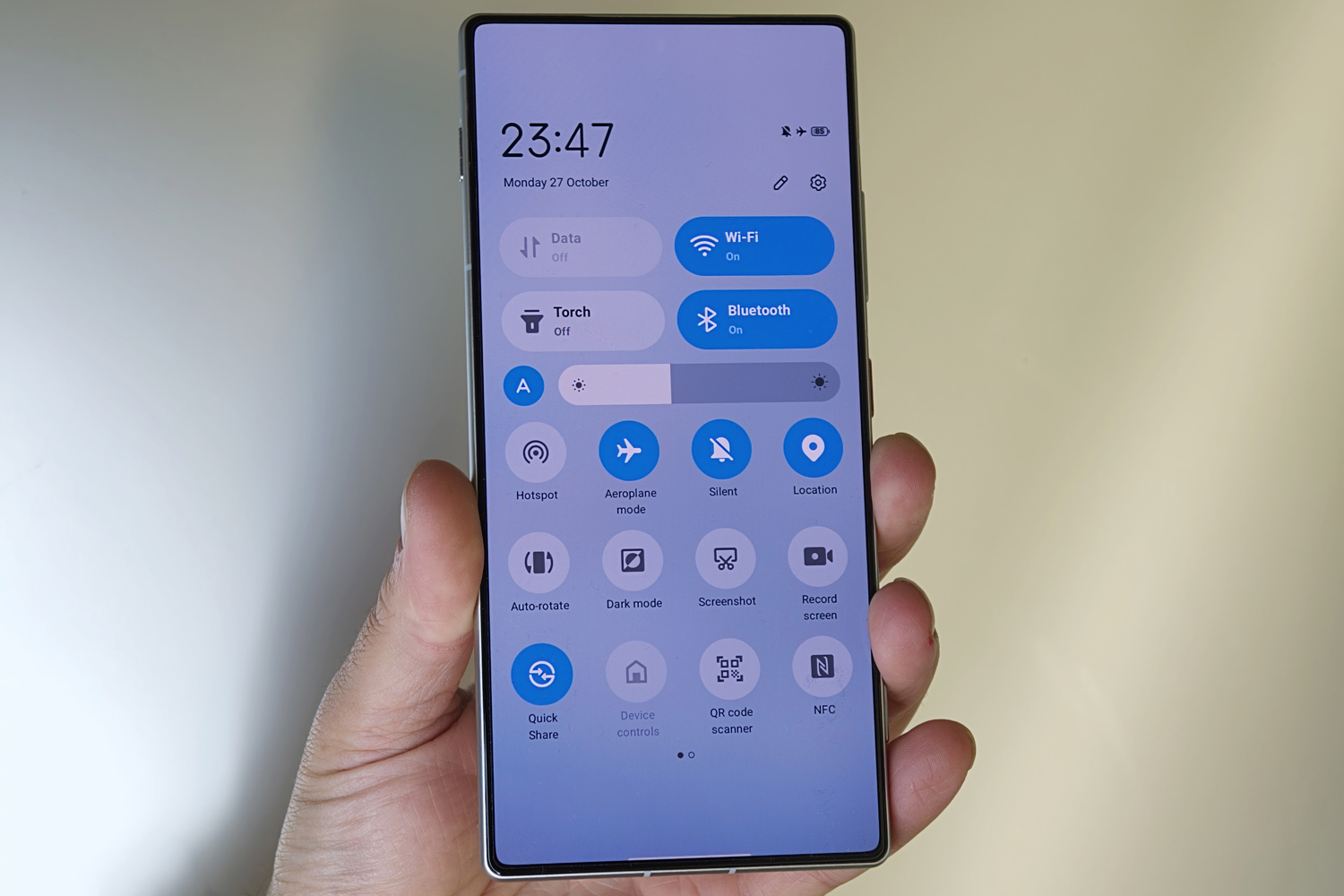 Nubia Z80 Ultra review quick settings