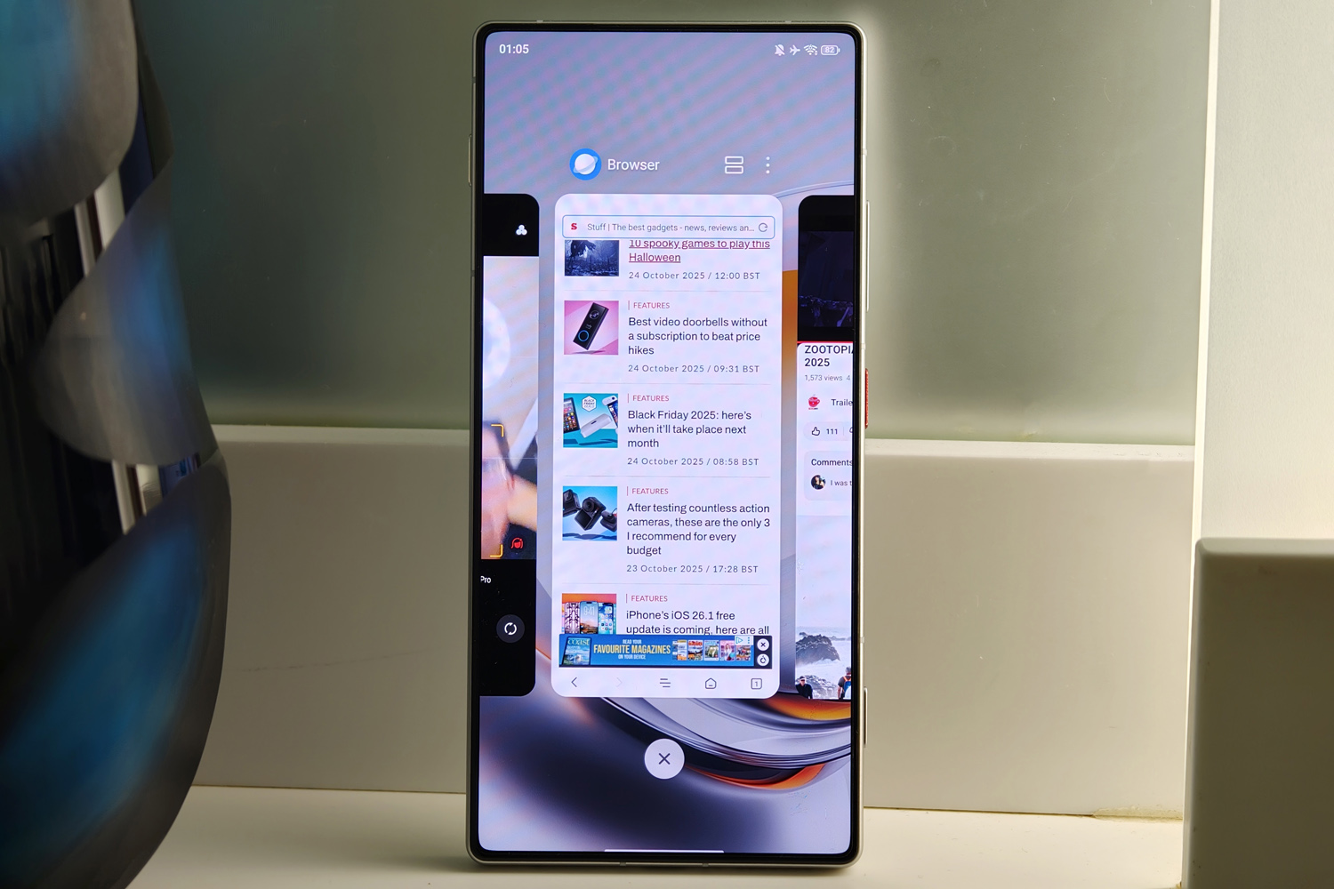 Nubia Z80 Ultra review recent apps