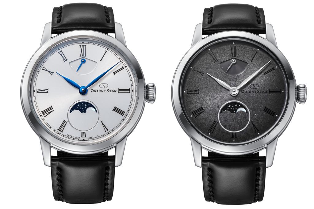 Orient Star M45 F8 Mechanical Moon Phase Hand Winding on white background