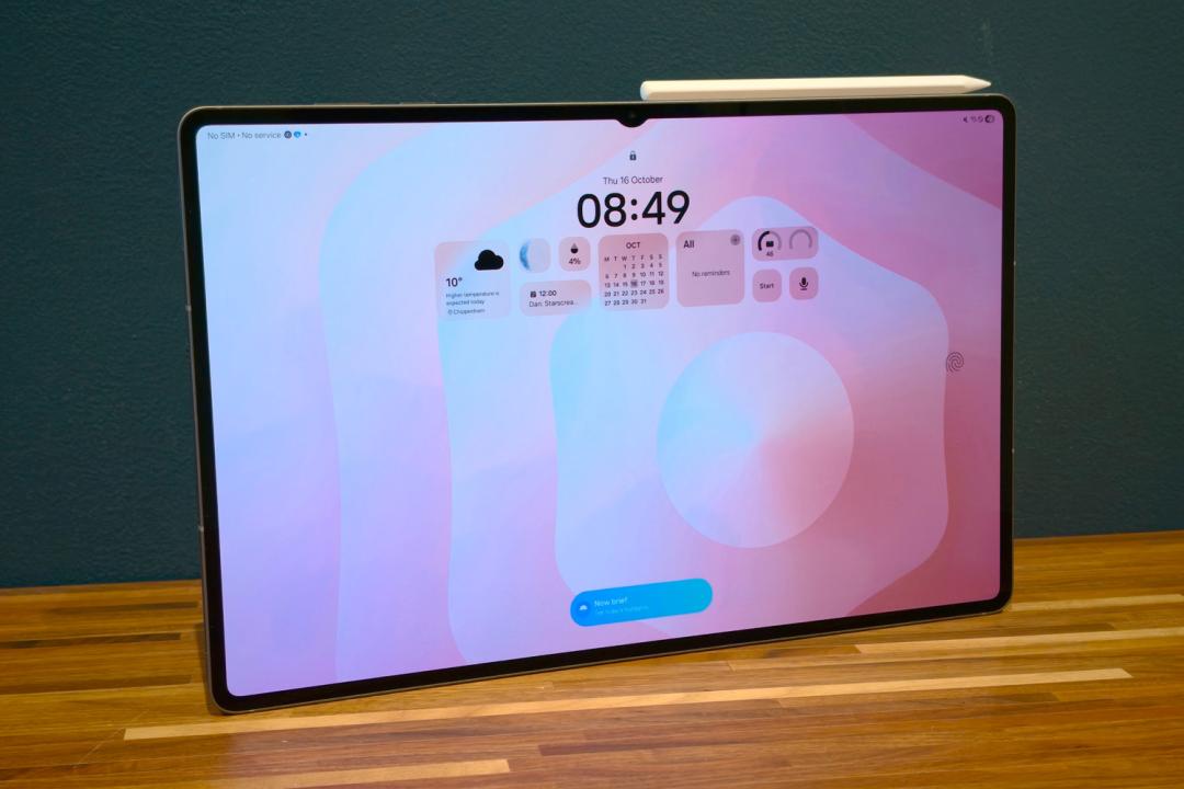 Samsung Galaxy Tab S11 Ultra review lock screen
