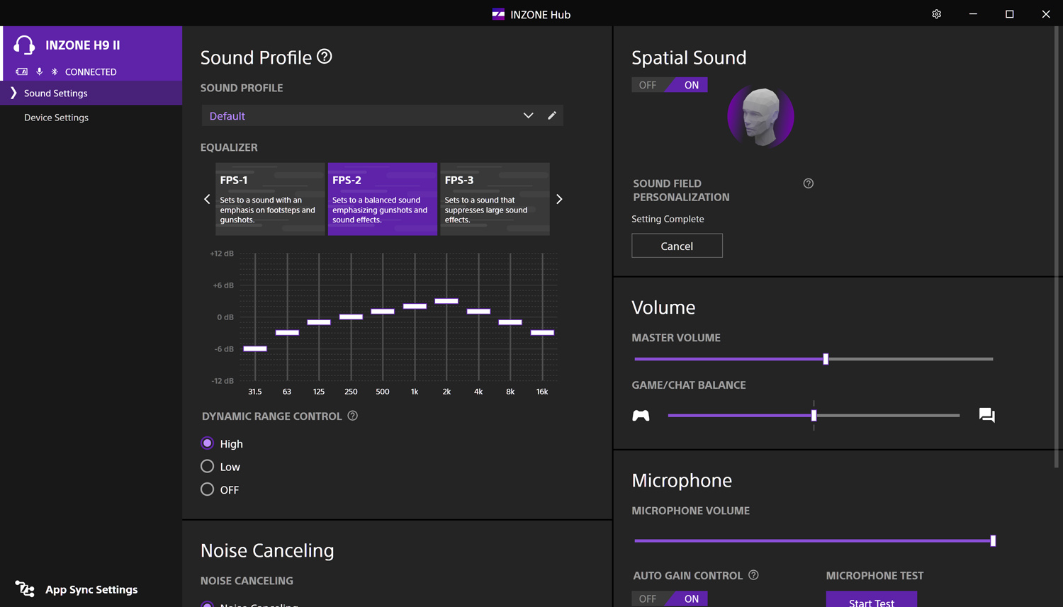 Sony InZone H9 II review App EQ