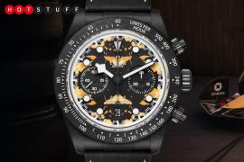 The Tudor Black Bay Chrono gets a tortoiseshell dial for the United States GP