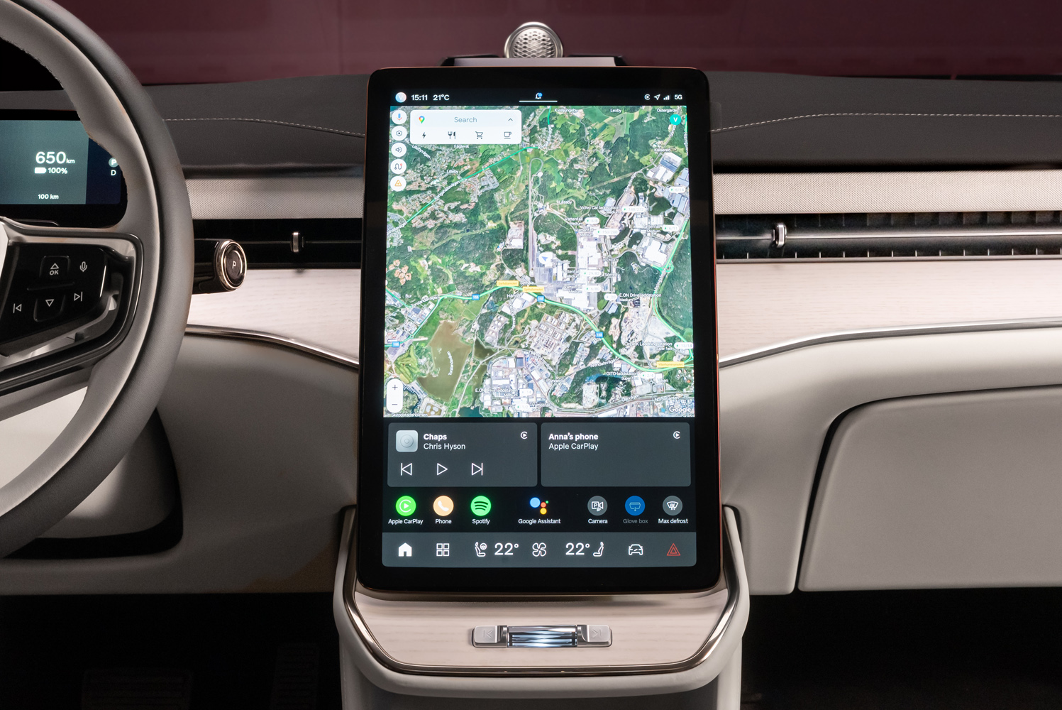 Volvo ES90 drive 2025 infotainment