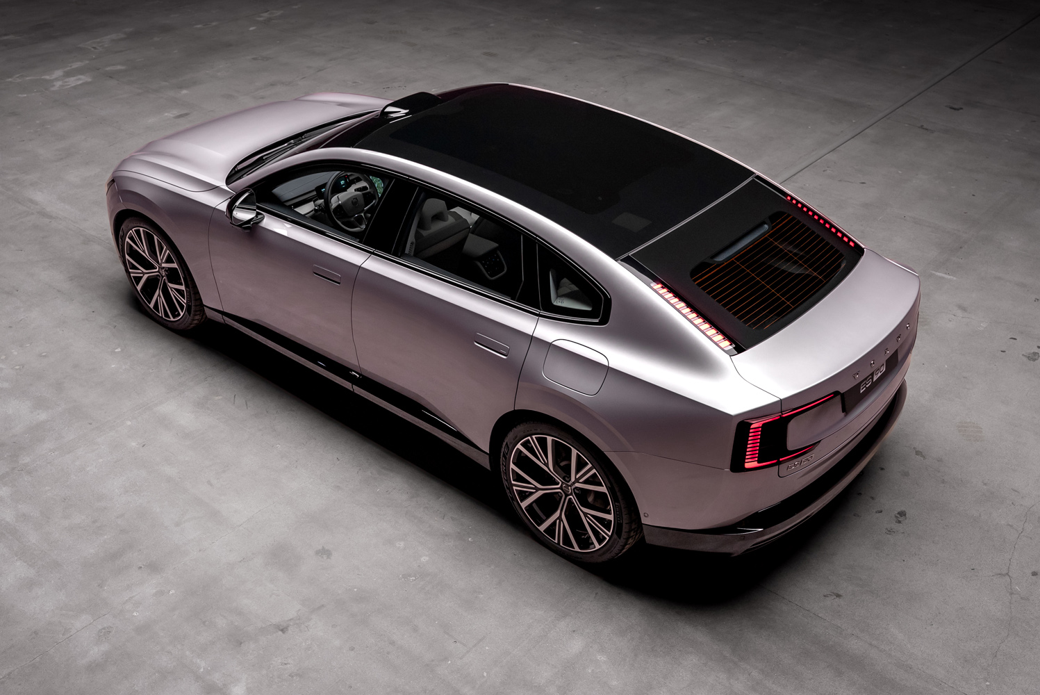 Volvo ES90 drive 2025 static rear