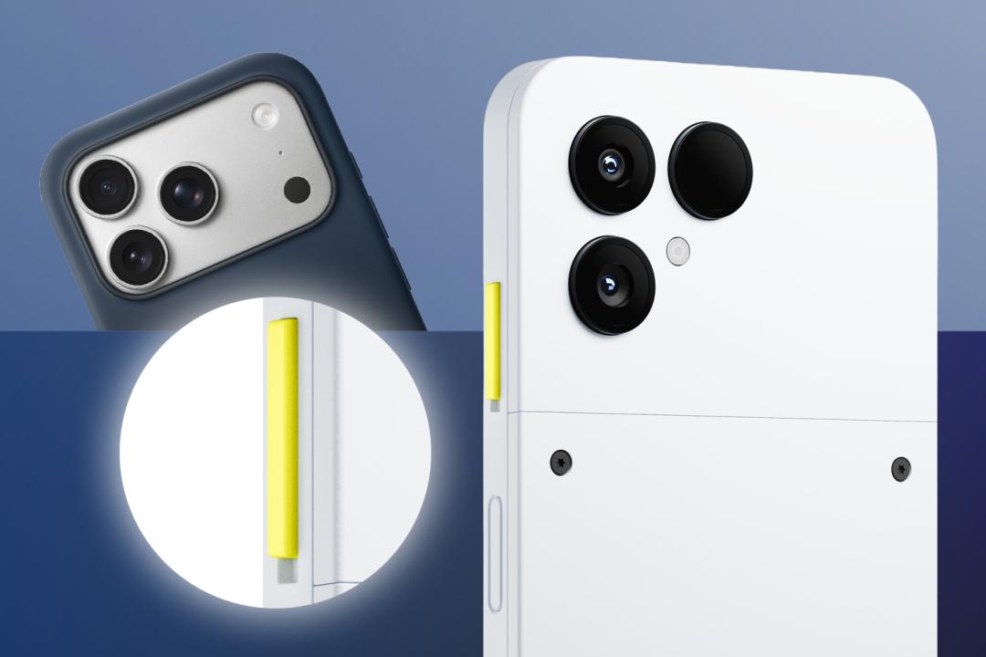 iPhone 17 Pro like a ninja, spying on Fairphone