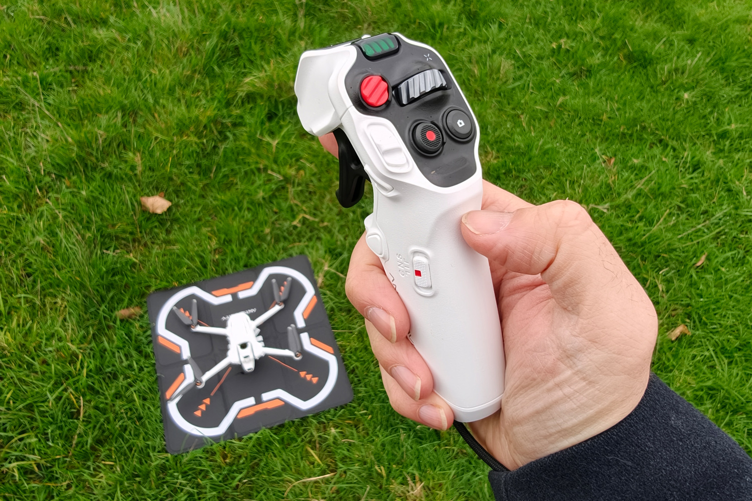 Antigravity A1 review controller in hand