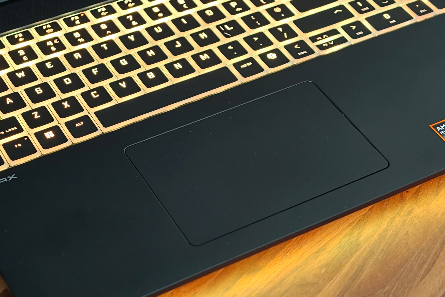 HP Omen Max 16 review touchpad