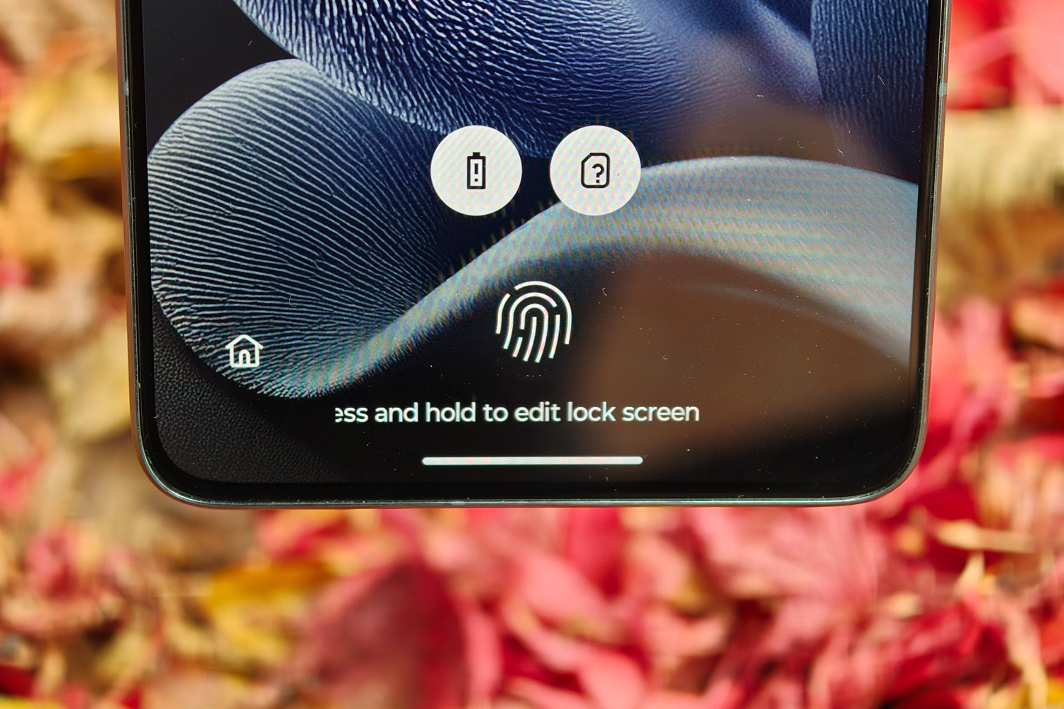 Motorola Edge 70 review fingerprint sensor