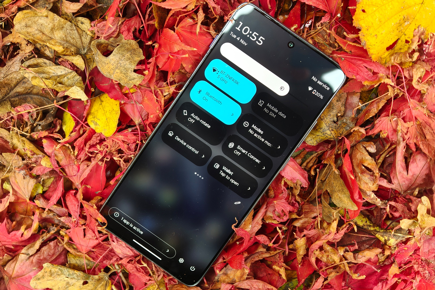 Motorola Edge 70 review quick settings