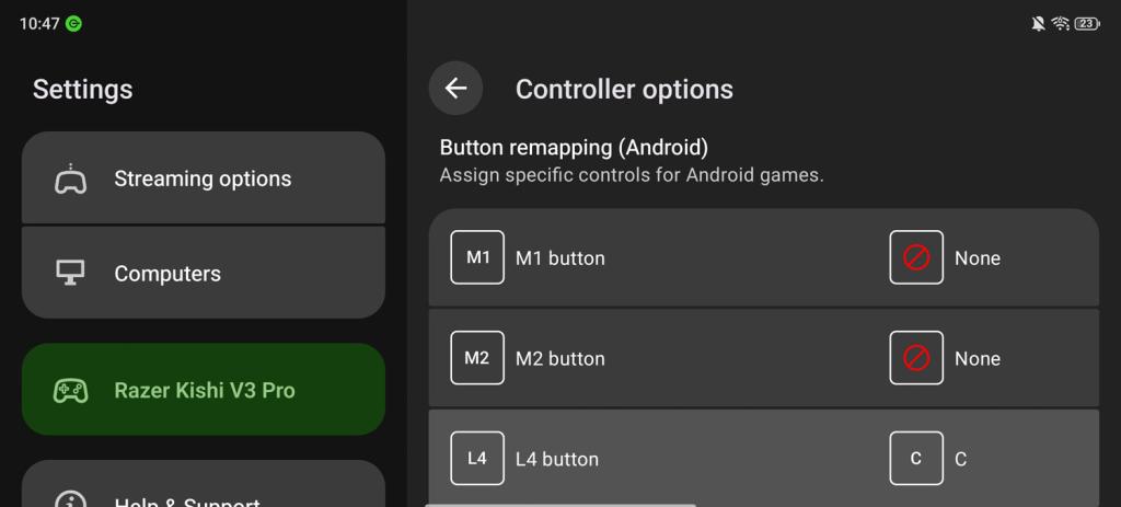 Razer Kishi V3 Pro review app controls