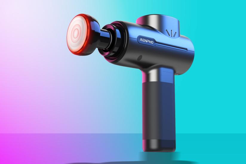 Double discounts make this heated massage gun a fitness must-have