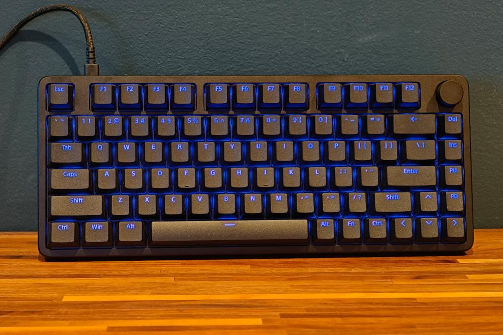 Sony InZone KBD-75 review front