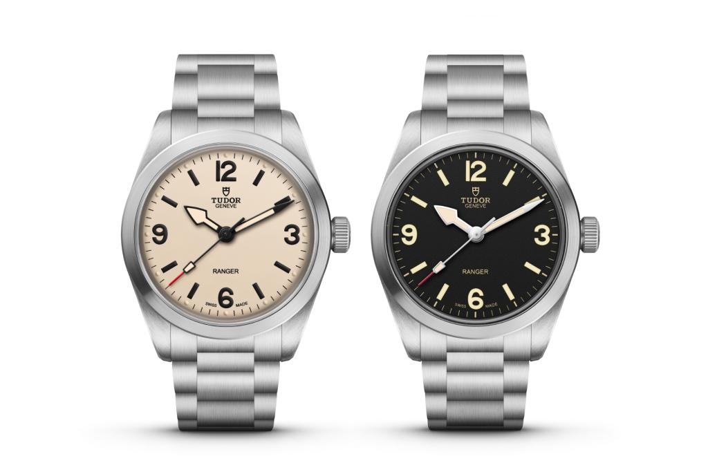 Tudor Ranger 36mm models side by side