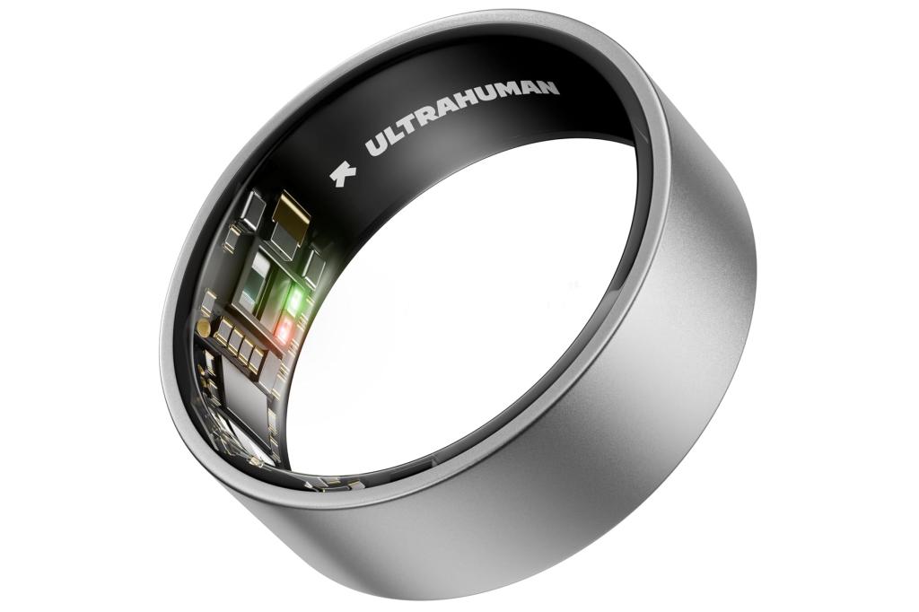 Ultrahuman Ring Air on white background