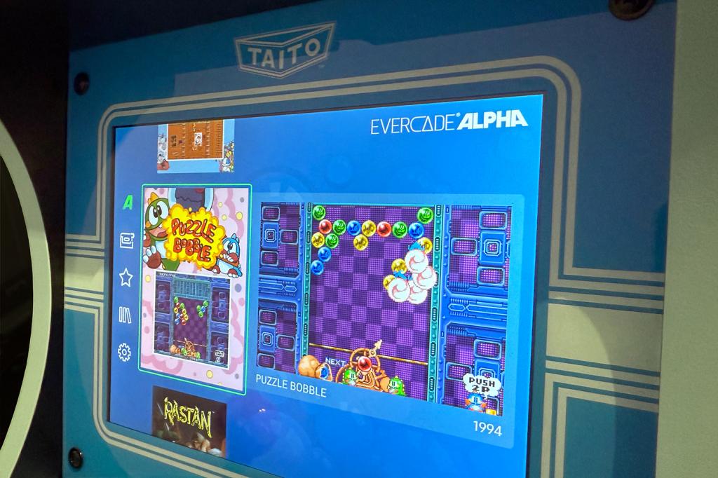 Evercade Alpha Taito screen