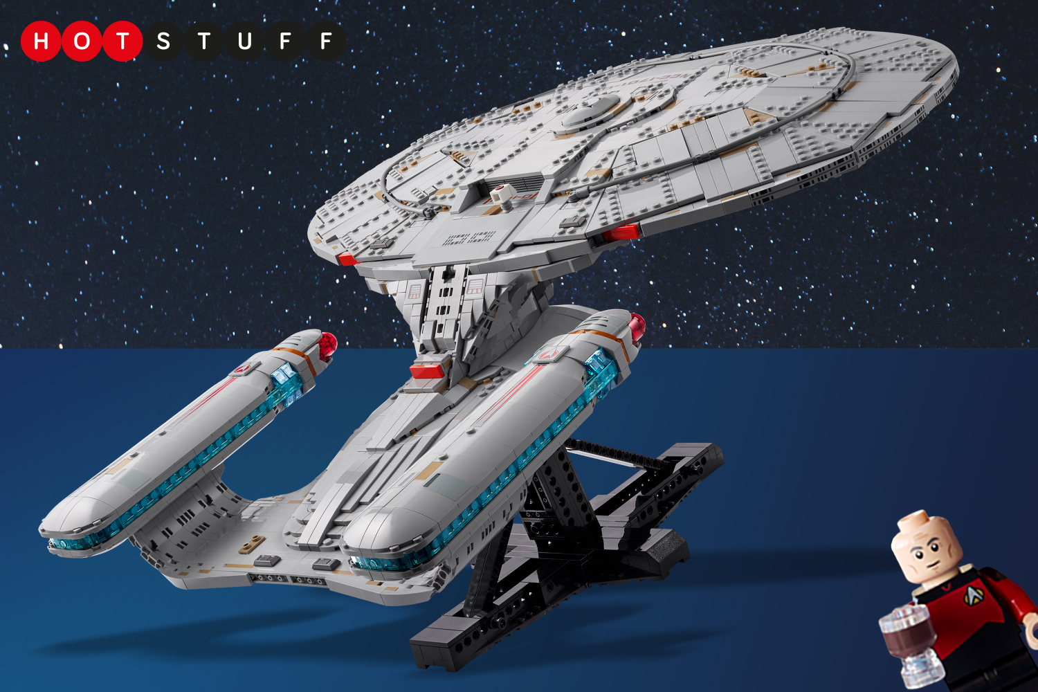 This 3600-piece Lego Icons Star Trek U.S.S. Enterprise boldly goes where no Lego set has gone before