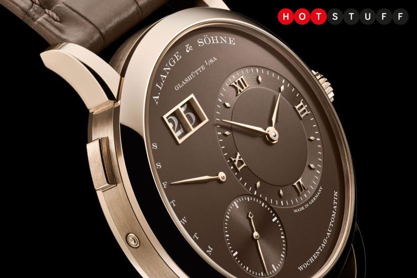The A. Lange & Söhne Lange 1 Daymatic Honeygold looks good enough to eat