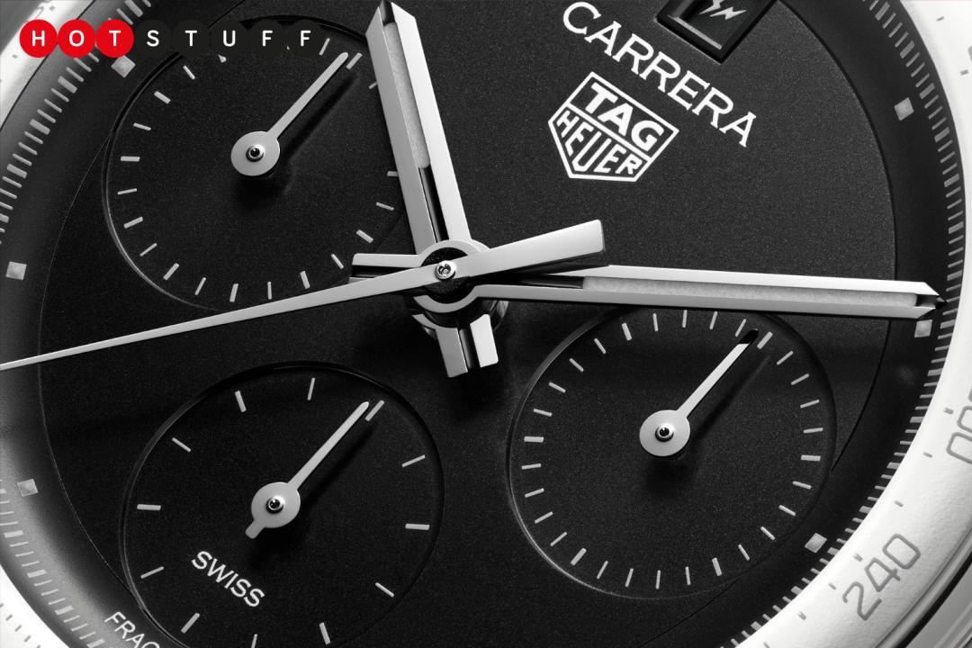 TAG Heuer Carrera Chronograph x Fragment Limited Edition dial close up