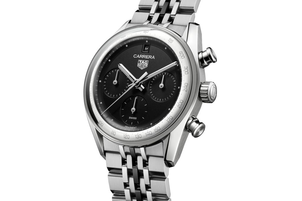 TAG Heuer Carrera Chronograph x Fragment Limited Edition on white background