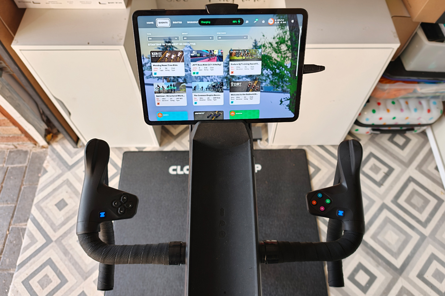 Zwift Ride tablet
