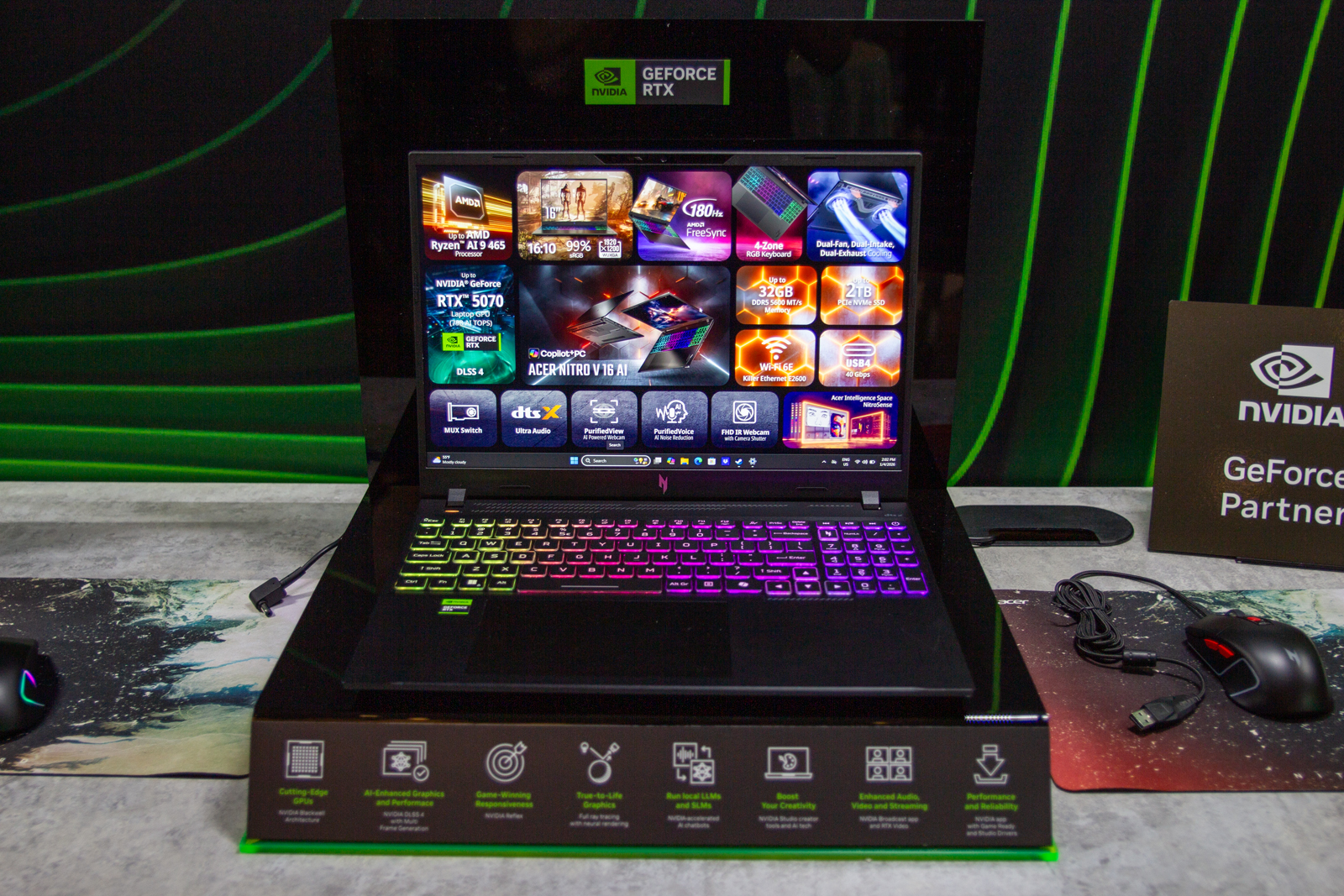 Acer Nitro V 16 AI CES 2026 front
