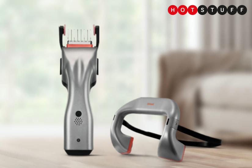 I let a man that’s never cut hair before cut mine with AI-guided clippers