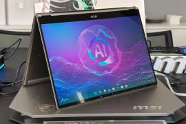 This fresh-faced MSI Prestige convertible laptop does something I’ve never seen before