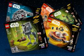 Lego Smart Play’s Star Wars galaxy grows with the Millennium Falcon, a Smart Ewok and a snoring Dewback