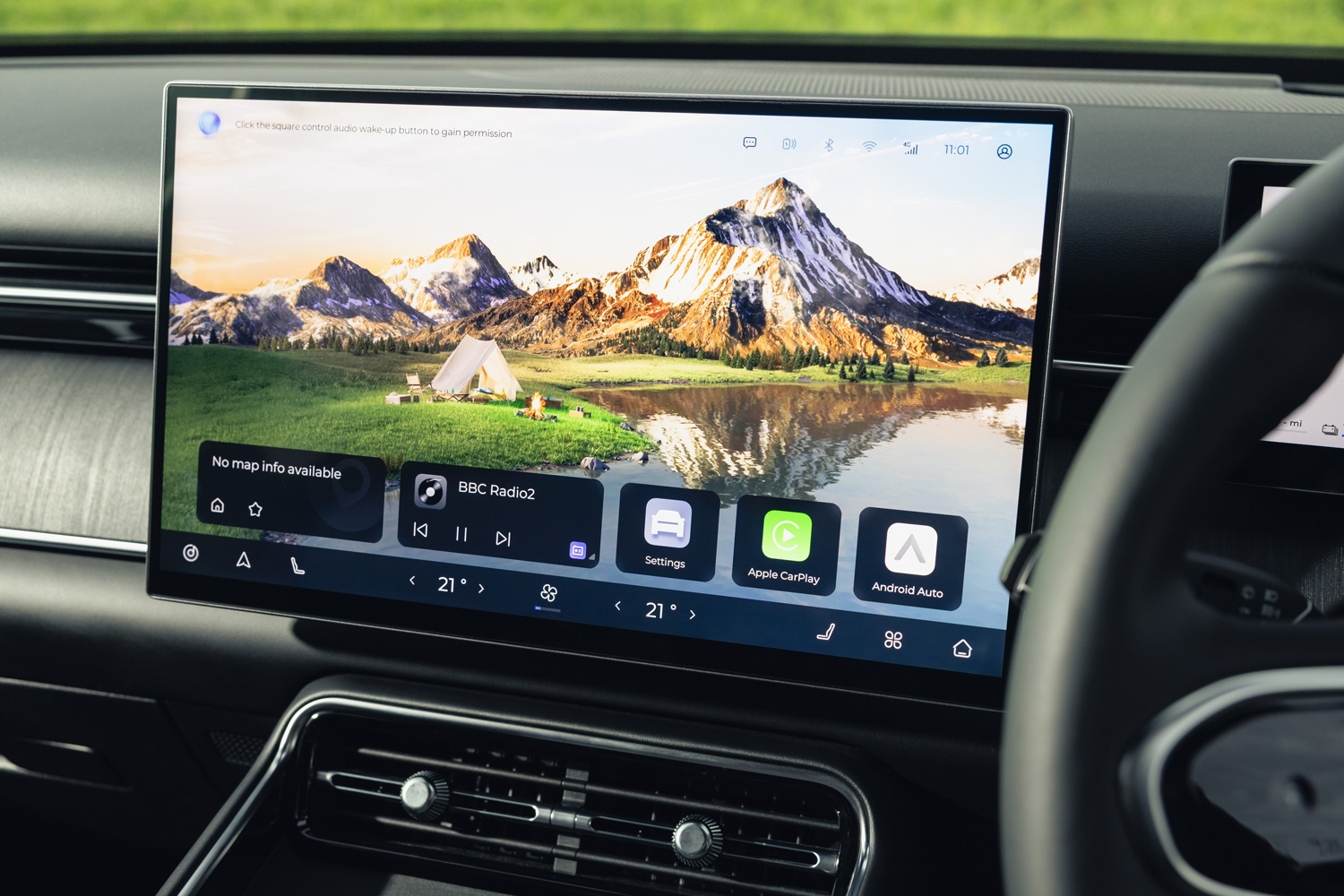 Chery Tiggo 9 Summit PHEV infotainment