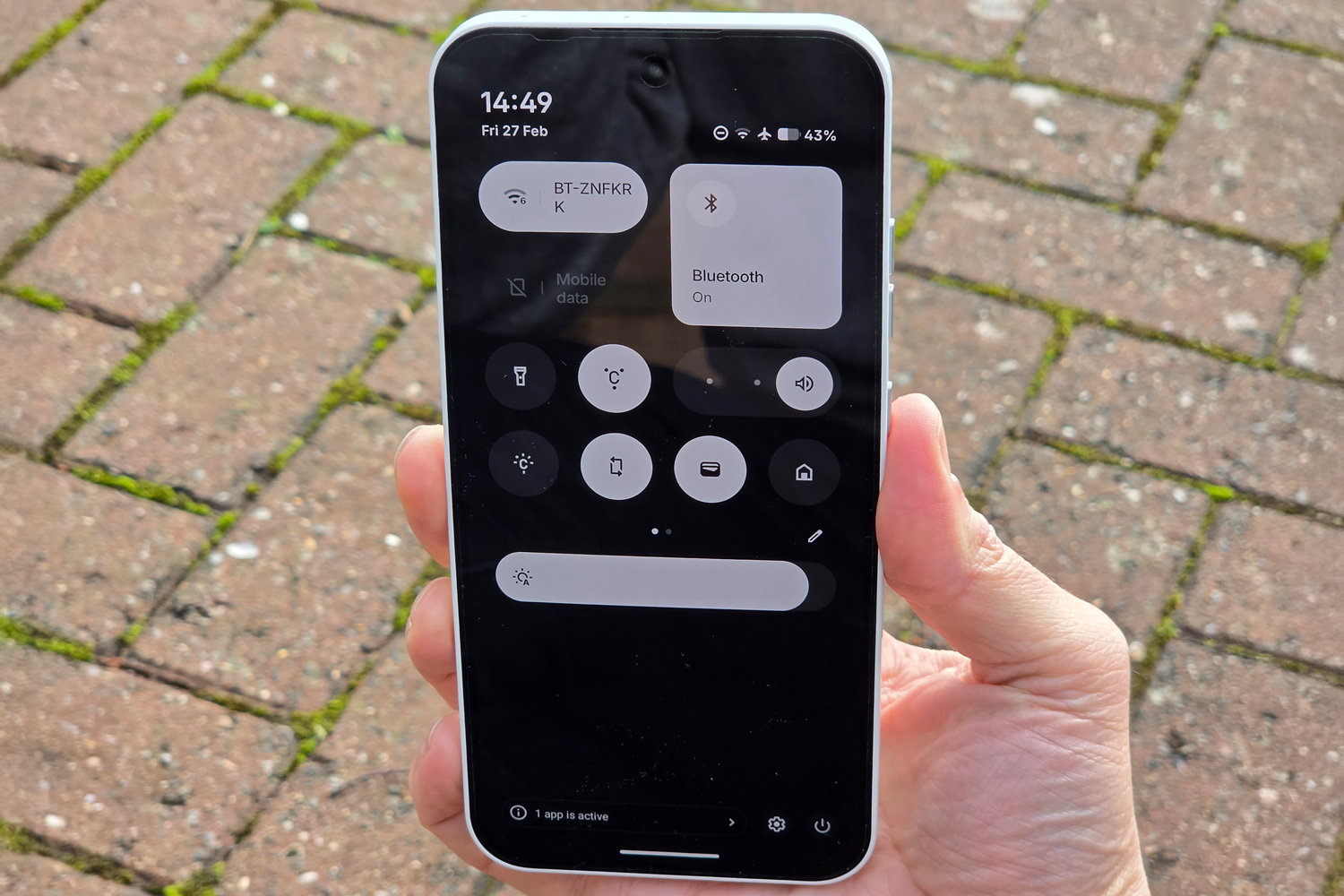 Nothing Phone 4a review quick settings