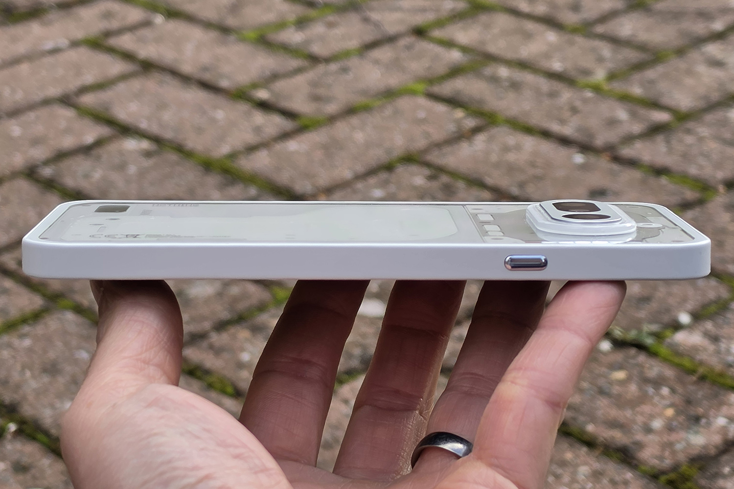 Nothing Phone 4a review side profile