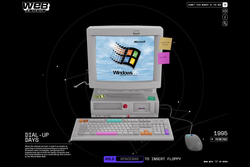 This amazing website lets you relive the internet before it got boring. You have to try it