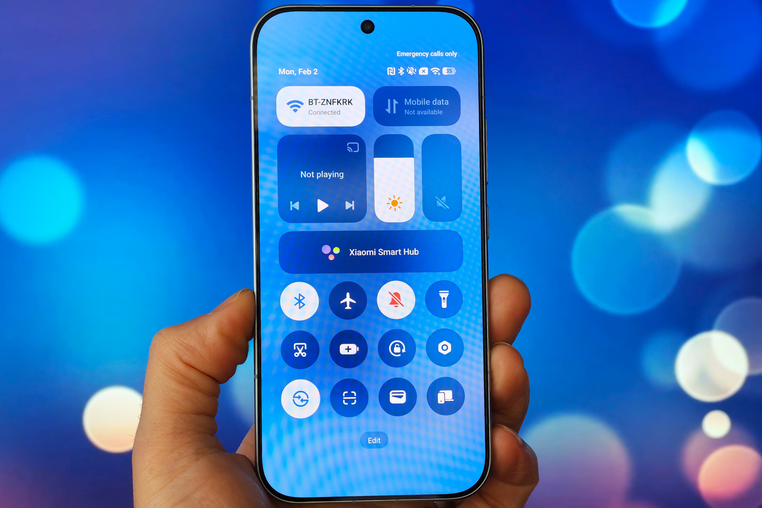 Xiaomi 17 review quick settings