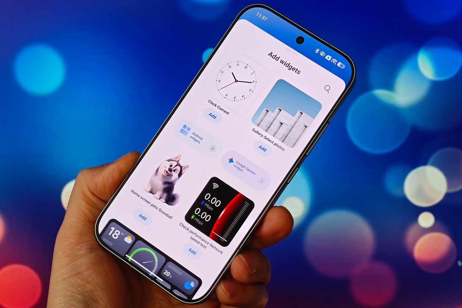 Xiaomi 17 review widgets