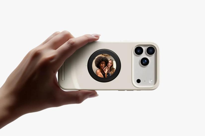 Smile! This ingenious iPhone case has a screen on the back so you can use the main cameras for selfies – plus it adds 2TB of storage