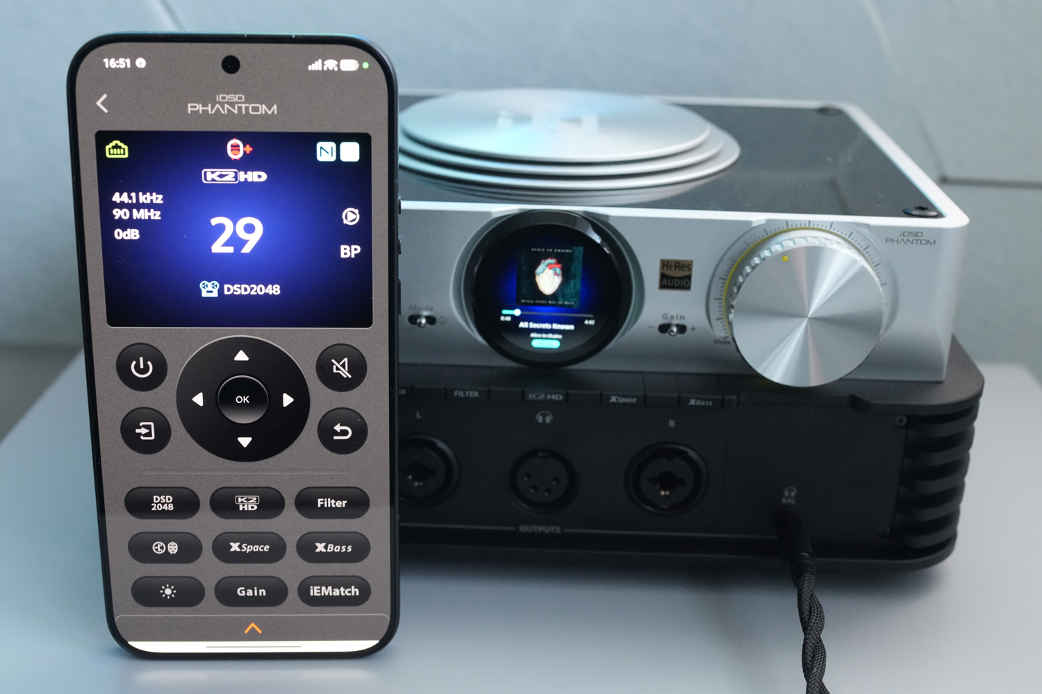 iFi iDSD Phantom review app controls