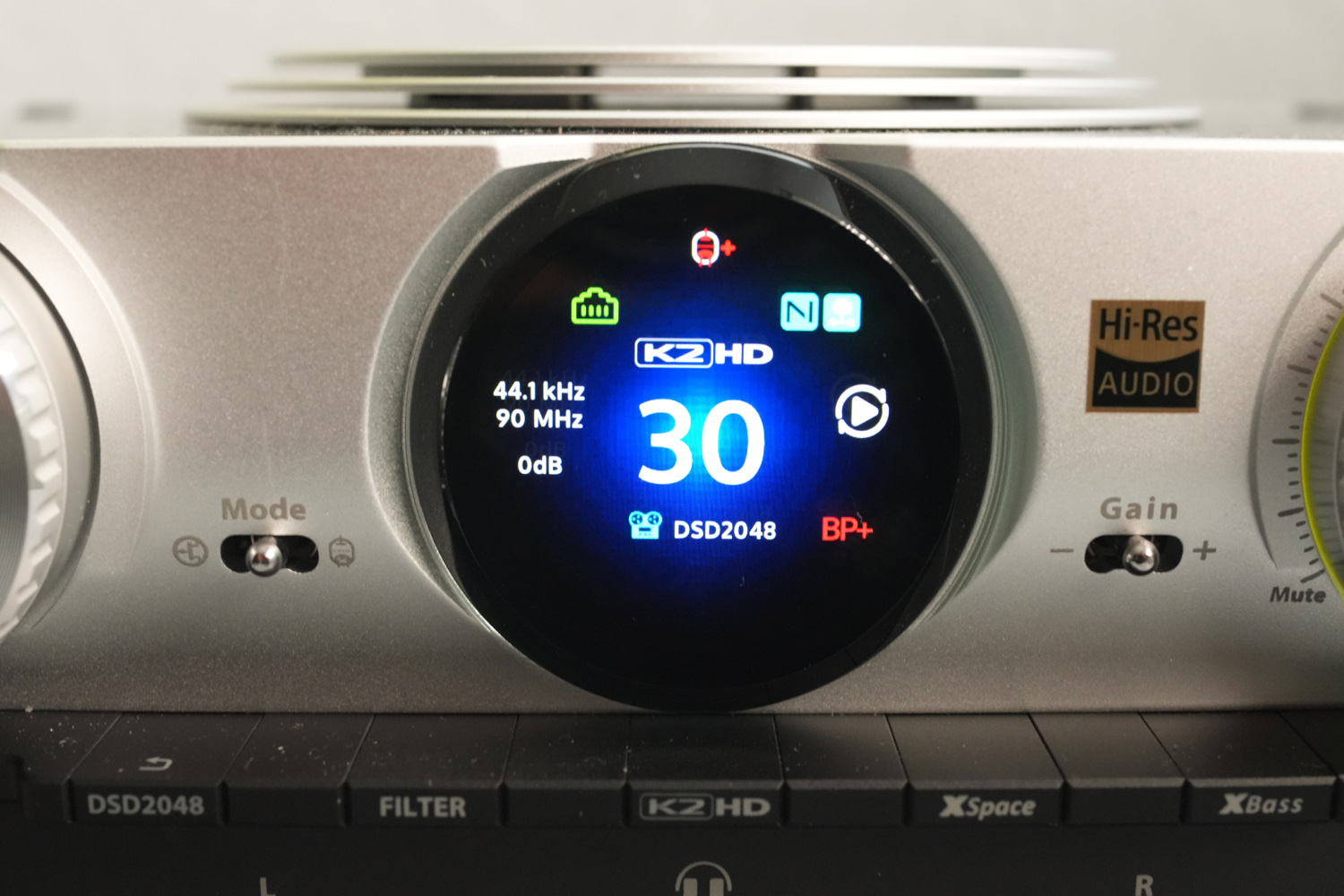 iFi iDSD Phantom review circular menu