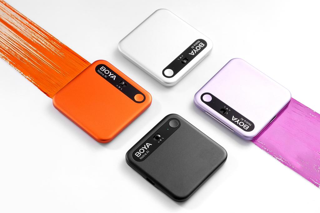 BOYA Notra in four colours