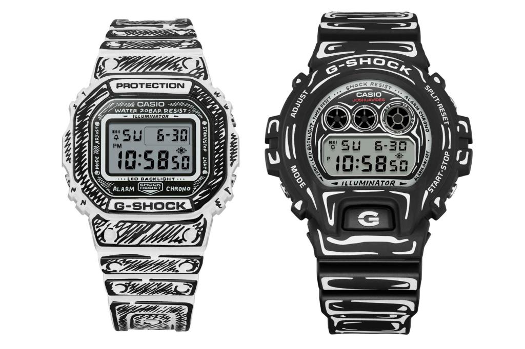 G-SHOCK x Joshua Vides Collection on white background