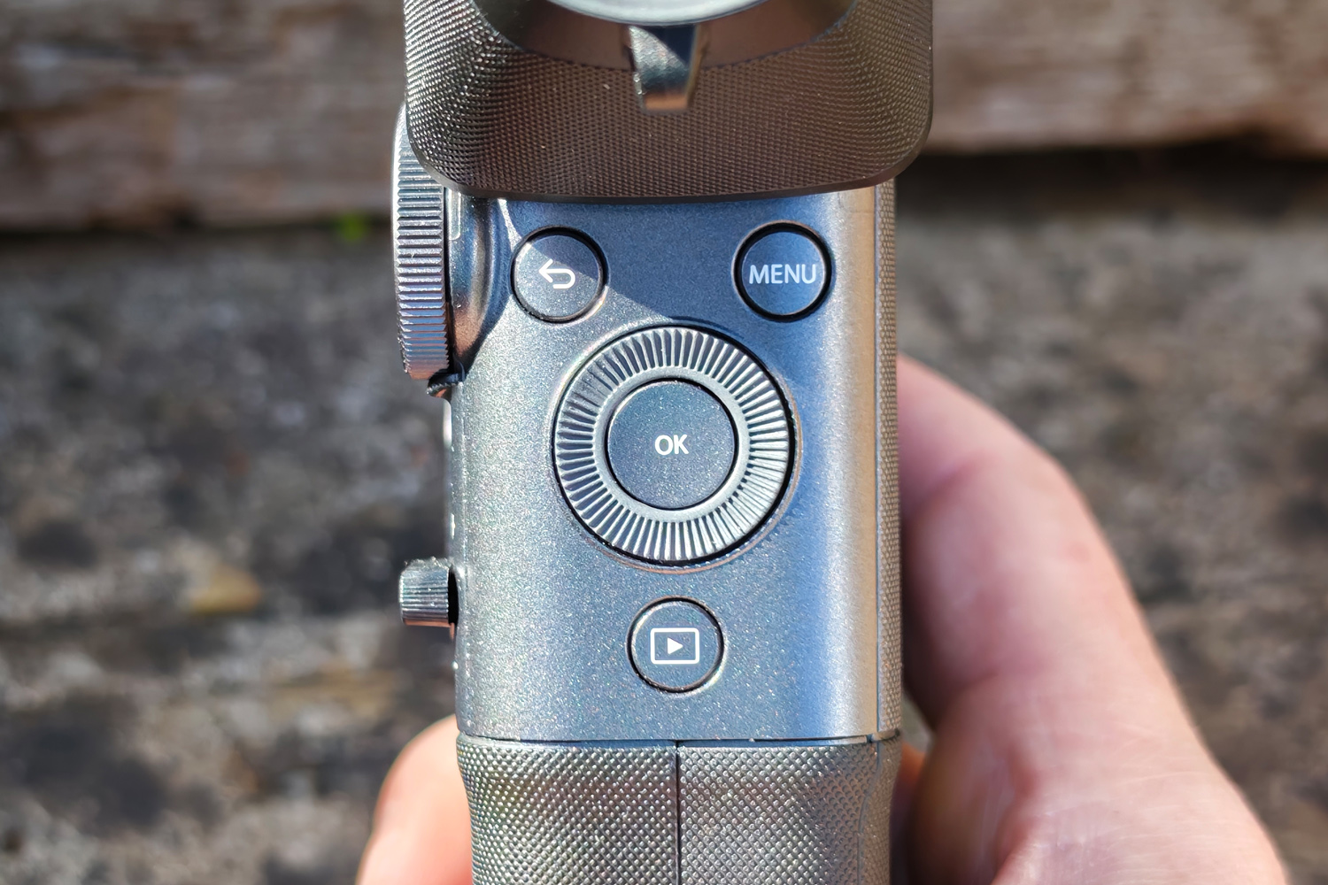 Fujifilm Instax Mini Evo Cinema review nav buttons