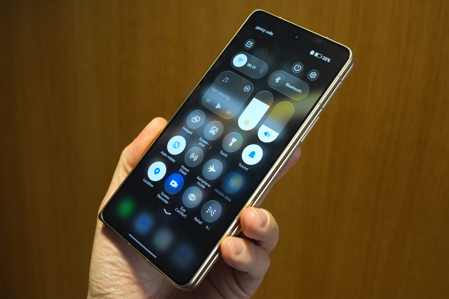 Honor Magic V6 hands on quick settings