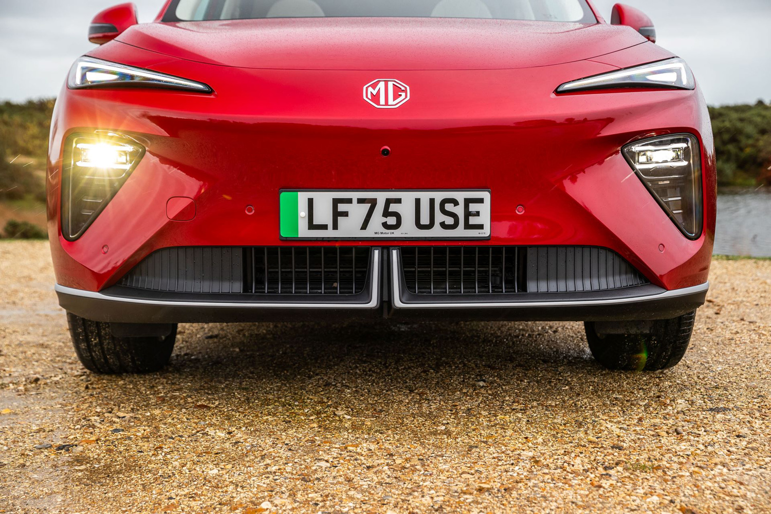 MGS6 EV drive front bumper