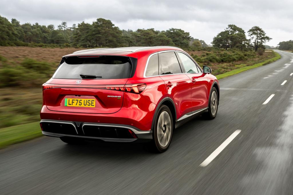 MGS6 EV drive tracking rear