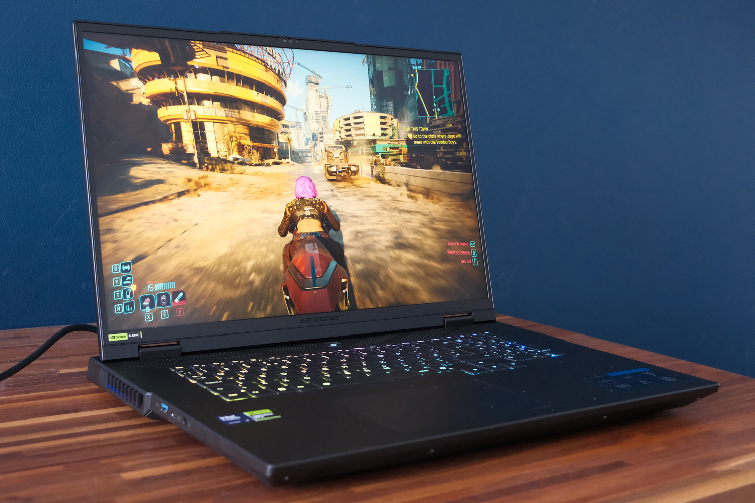 Medion Beast 18 review Cyberpunk 1