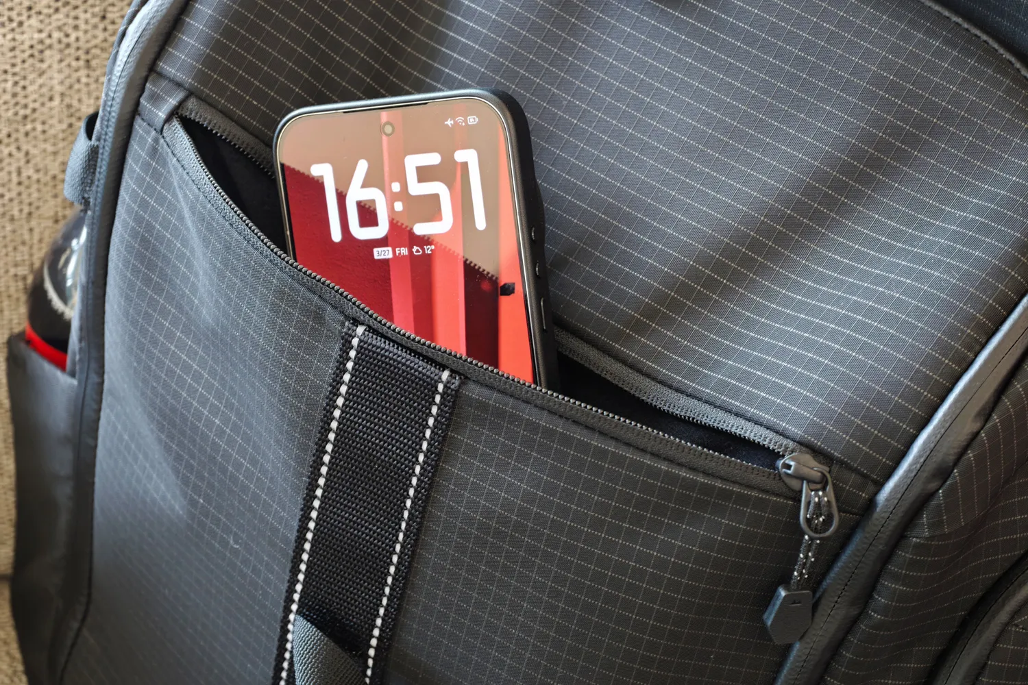 Mous backpack travel opinion phone pocket
