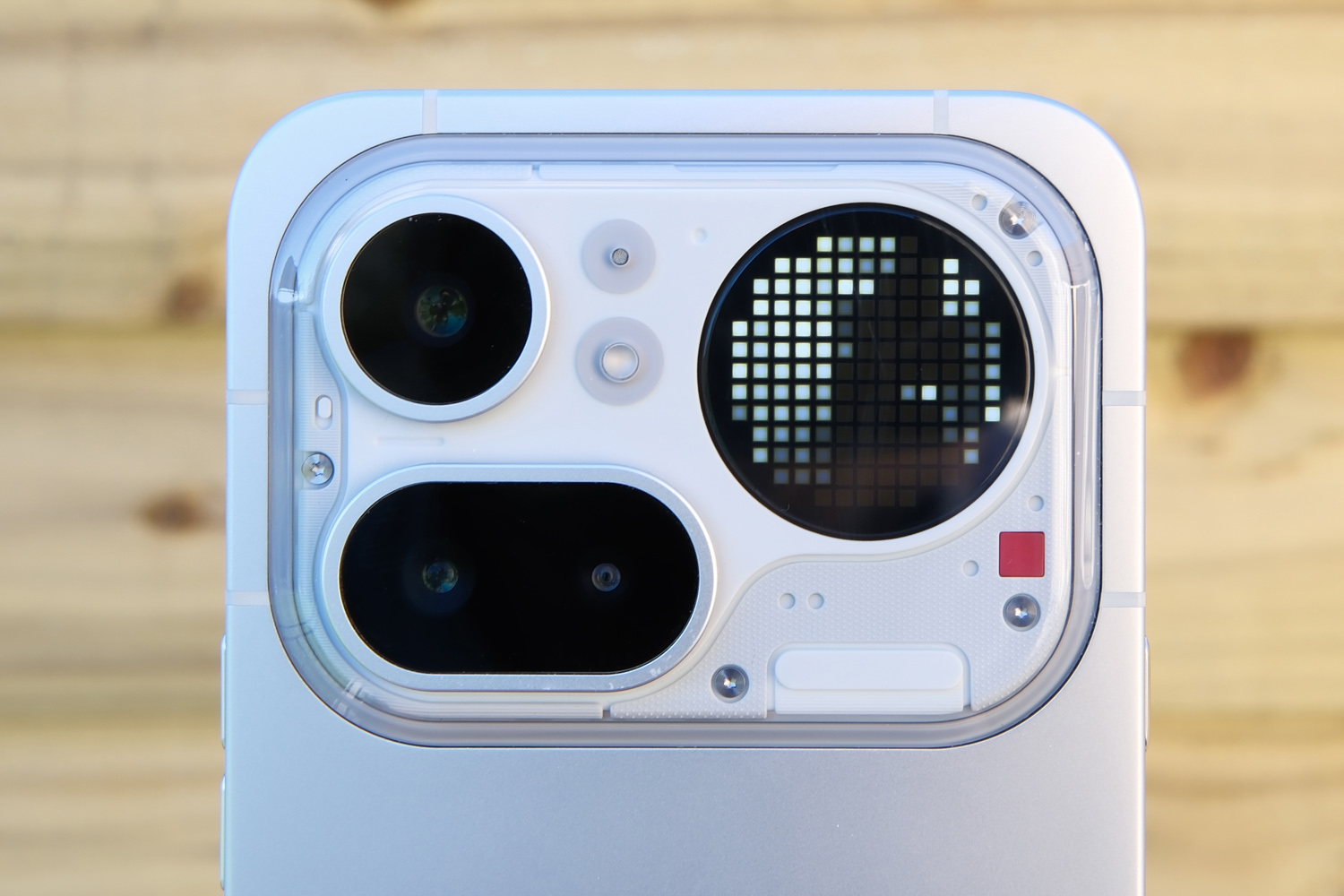 Nothing Phone 4a Pro review glyph mirror