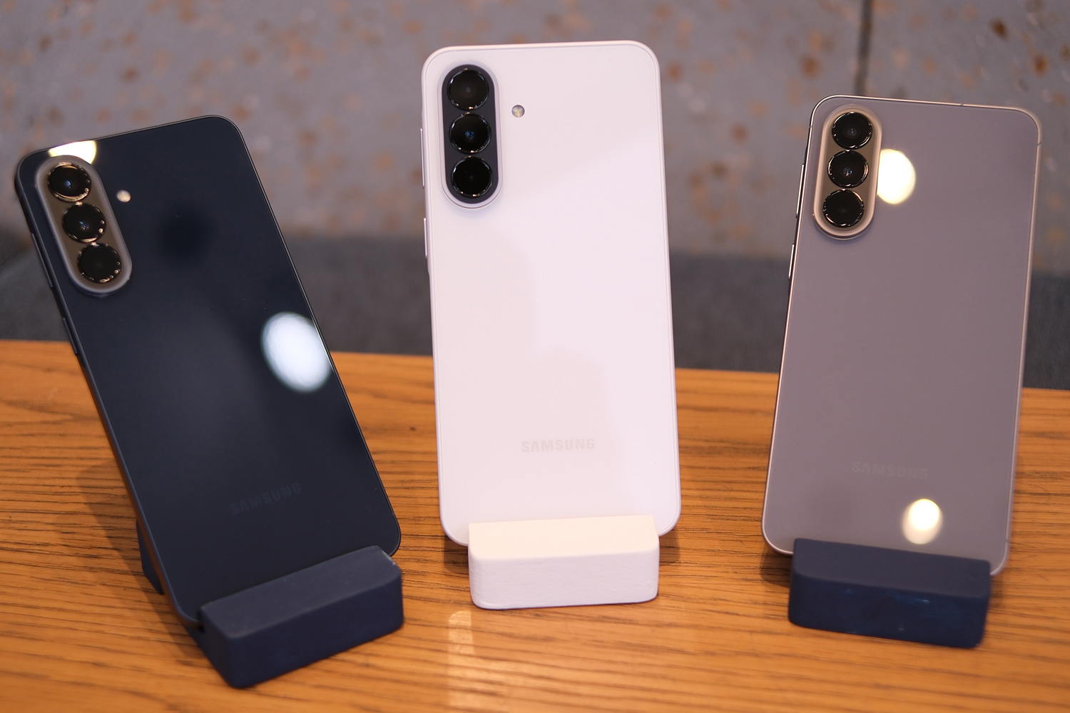 Samsung Galaxy A57 hands-on trio