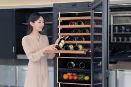 Samsung made an AI fridge to cool and catalogue wine