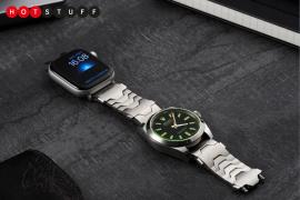 This bizarre watch strap lets you wear your Apple Watch and Rolex on the same wrist. I’m not sure if I love it, or hate it