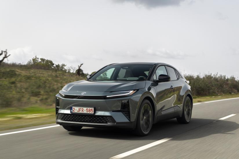 I was properly surprised by just how zesty the electric Toyota C-HR+ was to drive